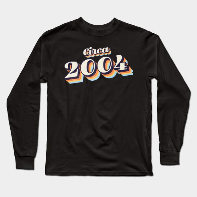 2004 Birthday Long Sleeve T-Shirt by Vin Zzep